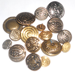 metal buttons