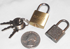 tiny padlocks